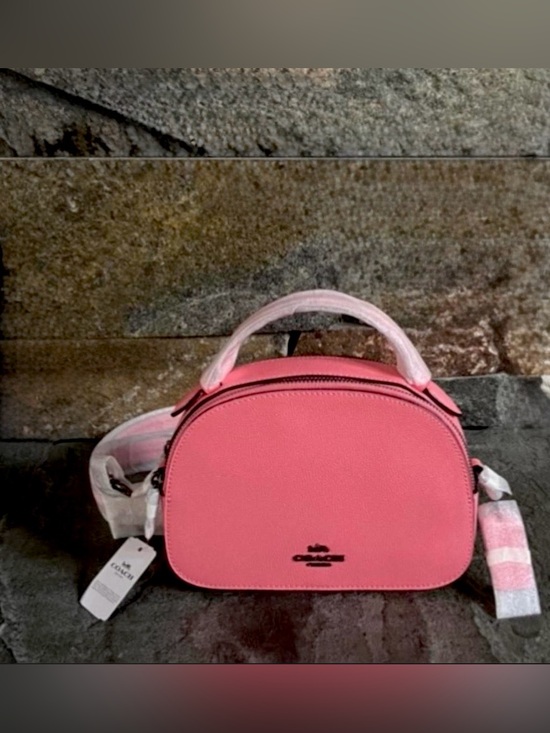 Coach Handbags - COACH PINK LEMONADE CROSSBODY
